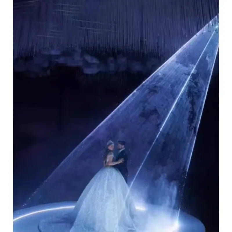 2024 Christmas Romantic Dream Wedding  Light 4W/10W Wedding Bar Stage DJ Disco Animation Line Text Graphic Effects