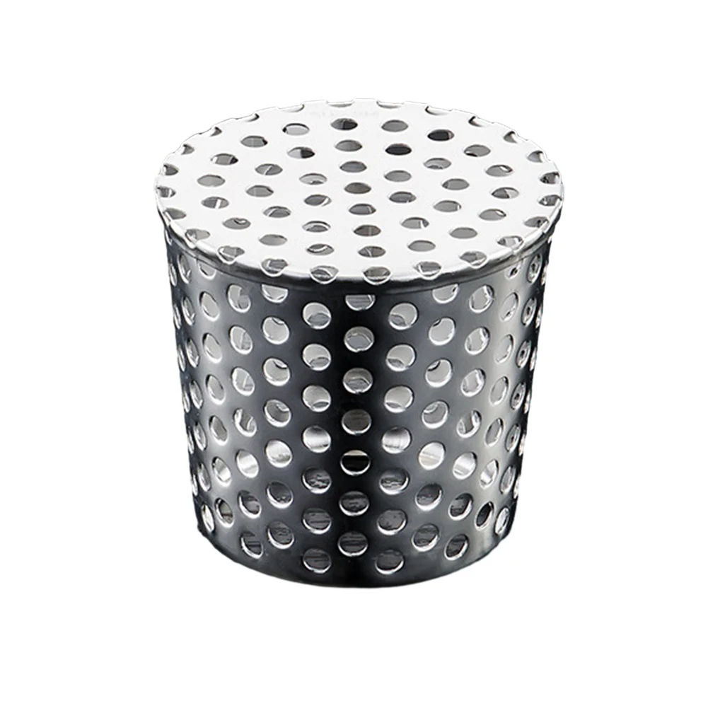 Stainless Steel Anti Blocking Rooftop Floor Drain Cover For Drainage Outdoor Tool Side Circular Hole Drain Screen Strainer