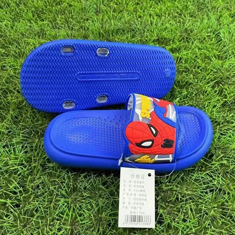 Summer Baby Slippers Kids Boys Girls Princess Cartoon Sofia Spiderman Indoor Home Shoes Toddler Beach Flip Flop Children Shoes