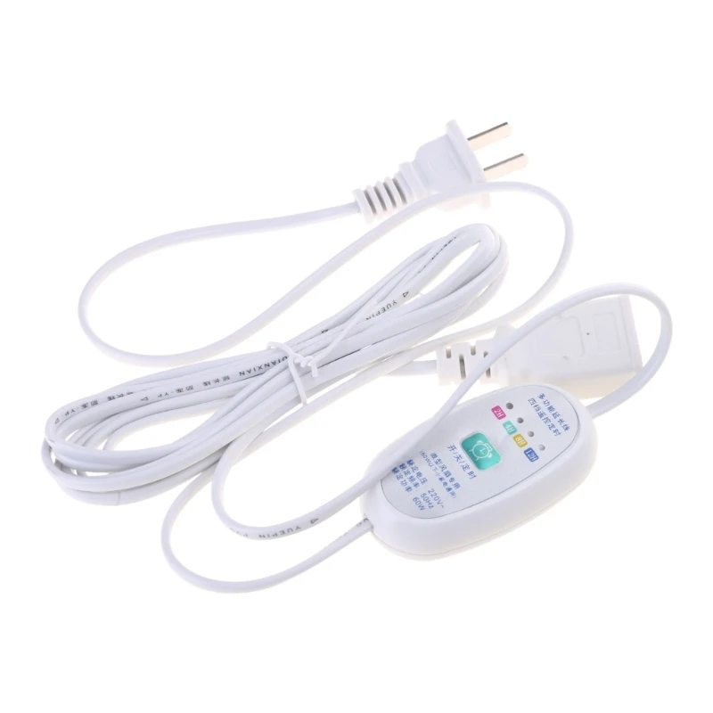 110V 220V 60W US Male to Female Extension Cable with Remote 12Hour Timing for Lighting Fan LED and other devices