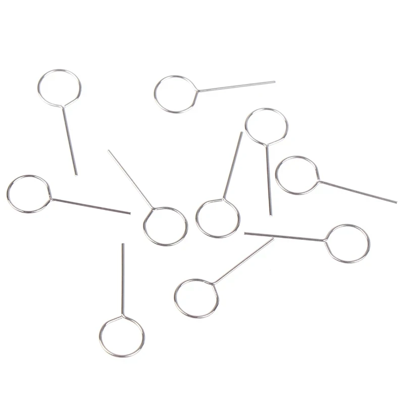 Metal Smartphone Pin Ejecting Phone Key Tool Card Needle Removal Card Pin Sim Card Tray Ejector Eject Pin