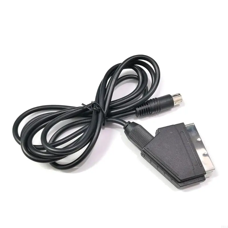 R91A 5.9ft RGB سكارت كابل ل MD2 الصوت والفيديو اتصال الحبل RGB/RGBS سكارت OFC كابل محول استبدال خط