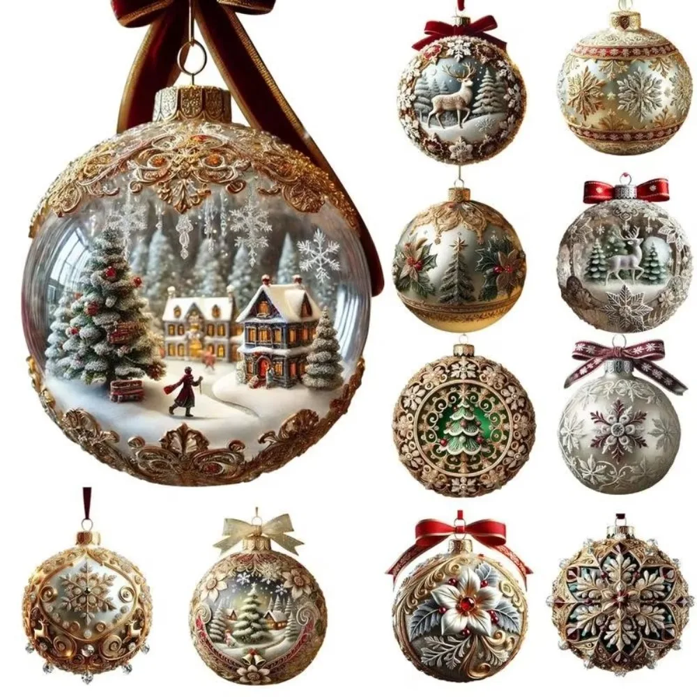 Fairy Tale Planet Christmas Character Pendant Multifunction Durable Material 2D Acrylic Pendant Acrylic Flat Decorative