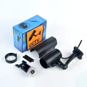 Eleopard-übereinstimmbare gefälschte Überwachungskamera mit blinkendes rotes LED-Licht, CCTV-Überwachung, Dummy, Outdoor und Interieur 6 Hauptverkäufe Camara -Fehldecke - №1