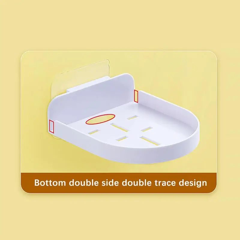 Indoor Camera Wall Shelf Adhesive Shelf Easy To Install Security Cameras Adhesive Shelf No Drill Camera Shelf For Bathroom