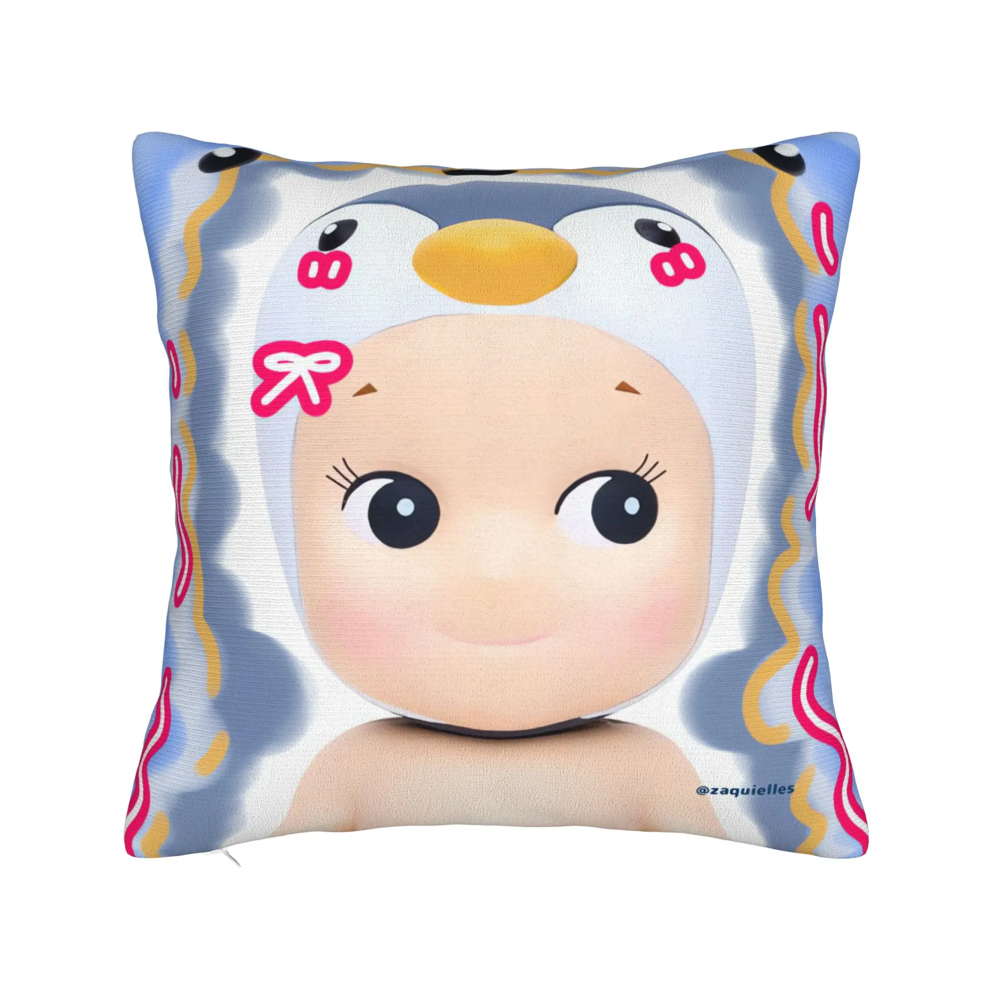 Lovely Sonnys Pillow Cover Fruit Angels Various Comfy Cushion Cover Kawaii Pillow Case For Living Room Chair