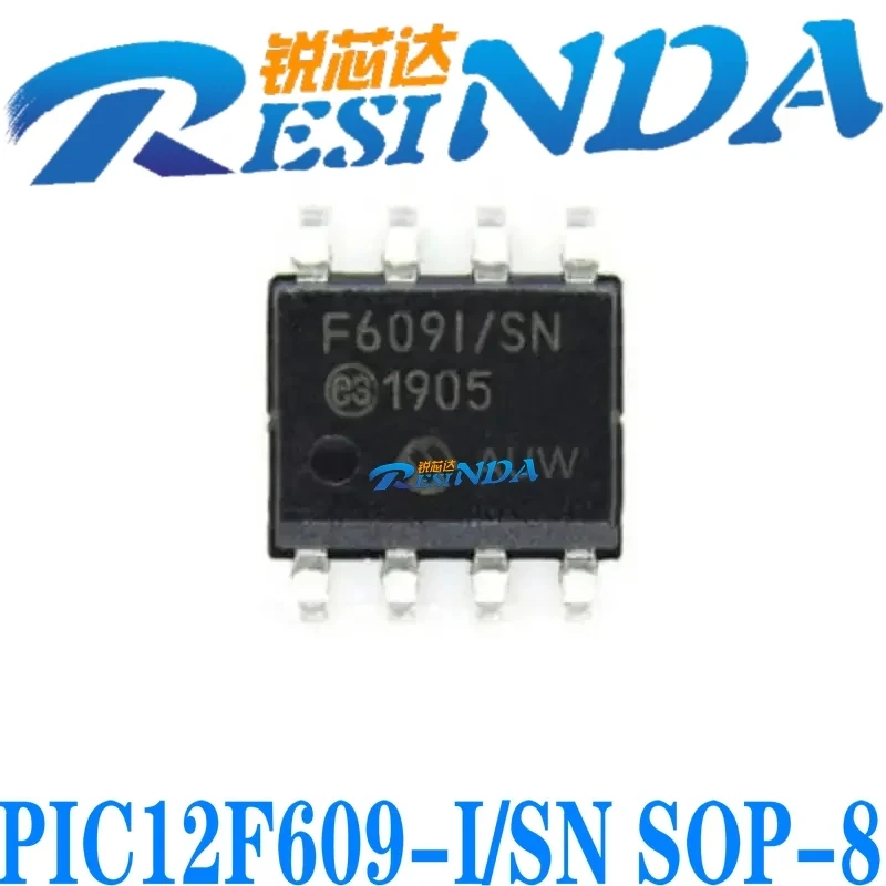 Brand new original PIC12F609-I/SN package SOP-8 8-bit microcontroller chip