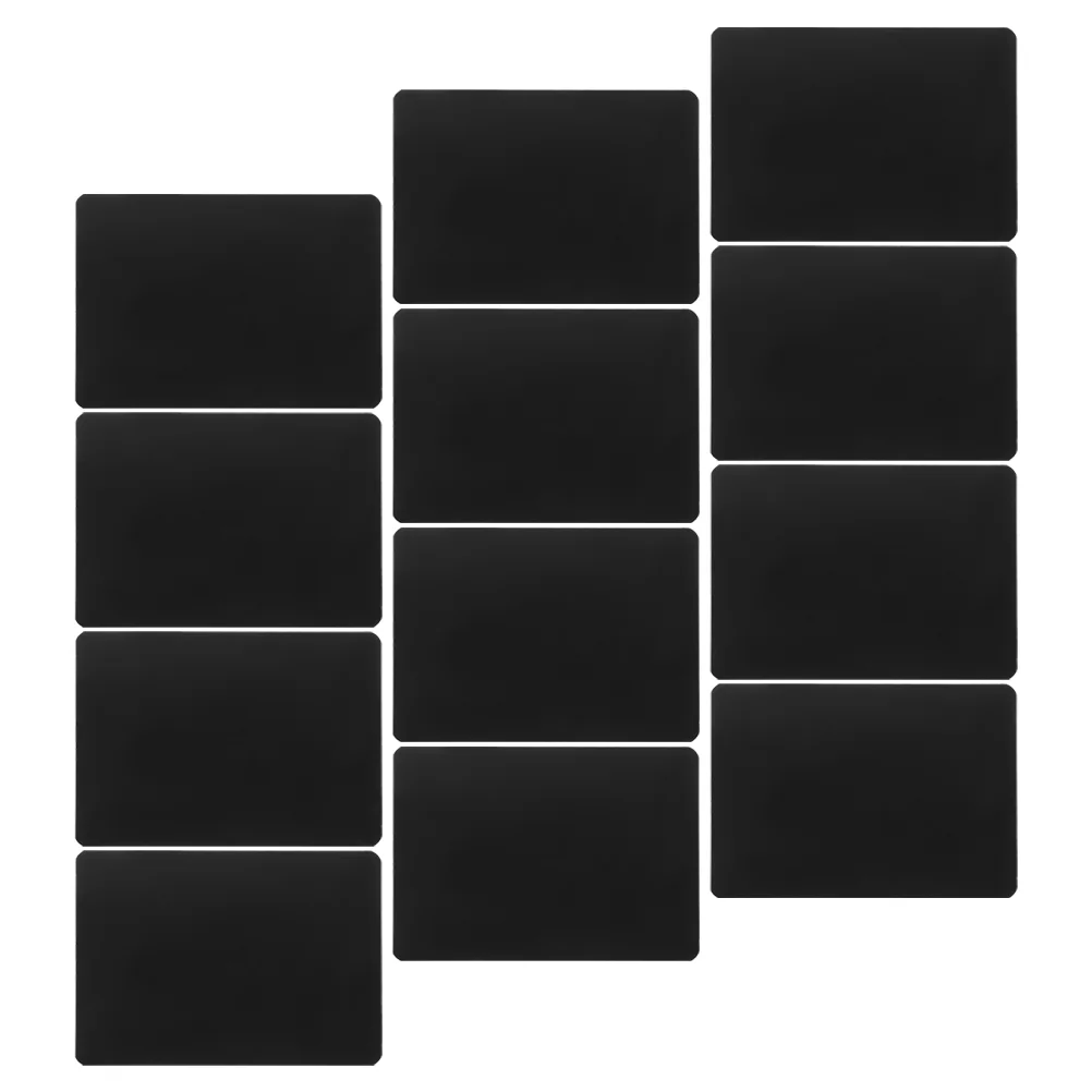 

12 Pcs Food Label Drawing Blackboards Mini Chalkboard Signs Price Display Retail Tag Abs for Advertising Labels Rack