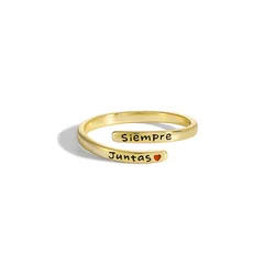 Hot s925 sterling silver English with small love ring women simple fashion
