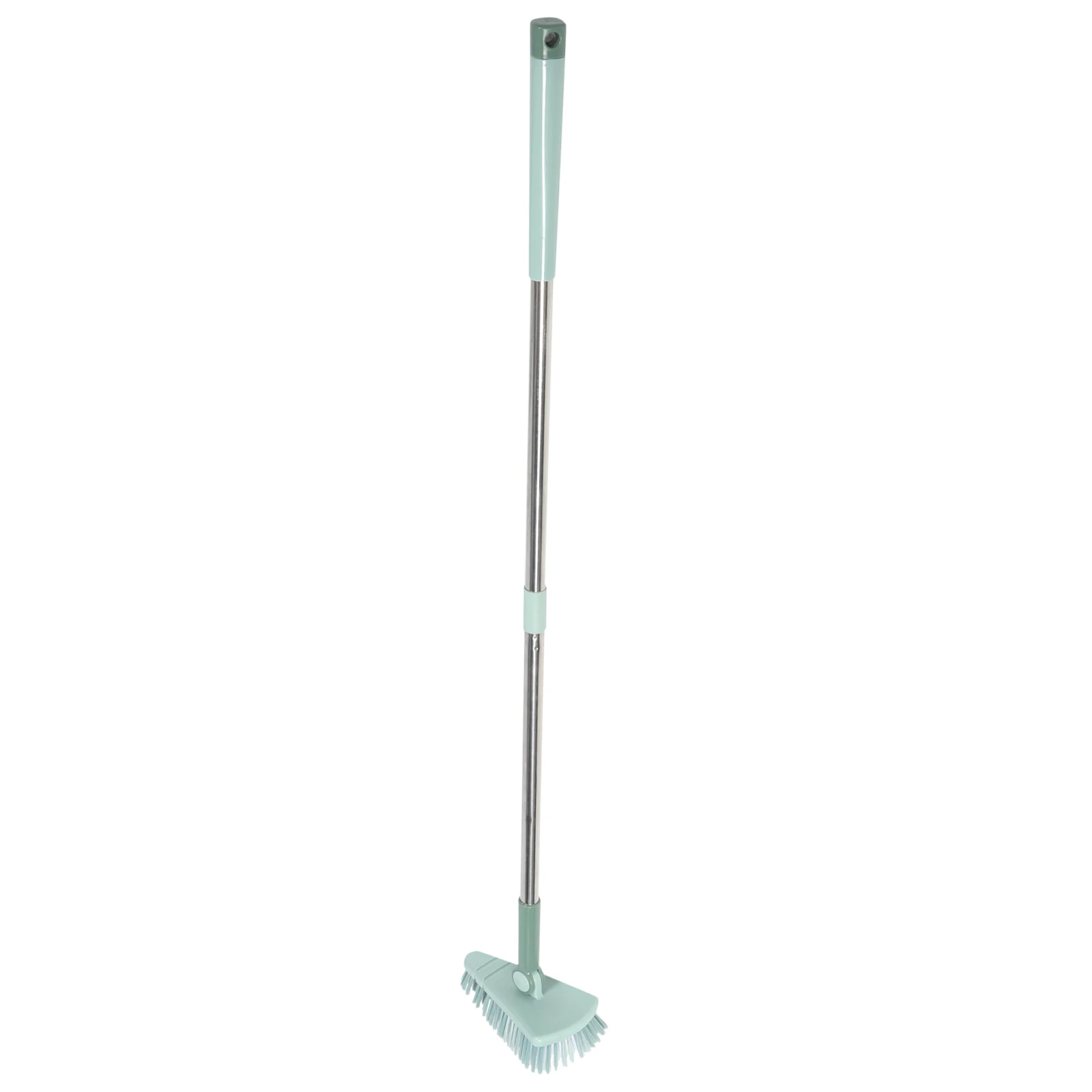 

1pcs Pool Cleaning Brush Triangle Floor Brush Long Handle Hard Bristles North Blue Triangular Head Clean Corners Bathroom Garage
