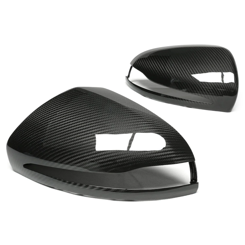 For Benz C S GLC E Class Mercedes W205 W222 W213 W238 X205 Dry Carbon Mirror cover 1:1 Replace Style AMG Side Caps LHD&RHD