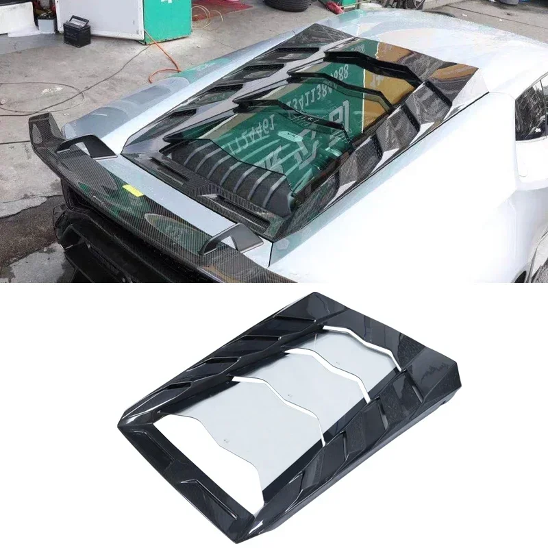 MSY Style Transparent Glass Car Rear Engine Hood For Lambor Huracan LP610 LP580