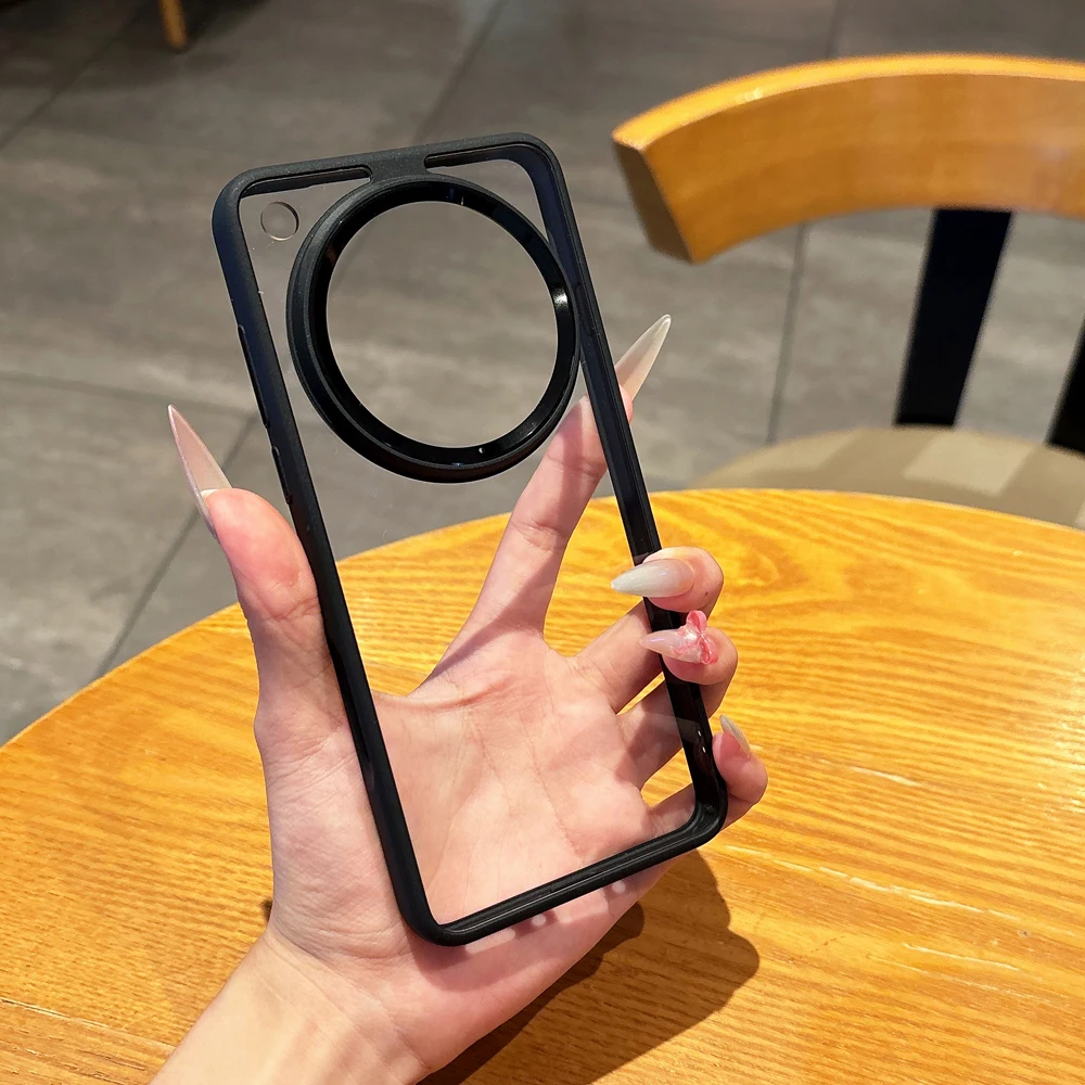 Luxury HD Transparent Shockproof Bumper Case For OPPO Find X8 Pro X8 Ultra Clear PC+Metal Frame Protection Cover funda