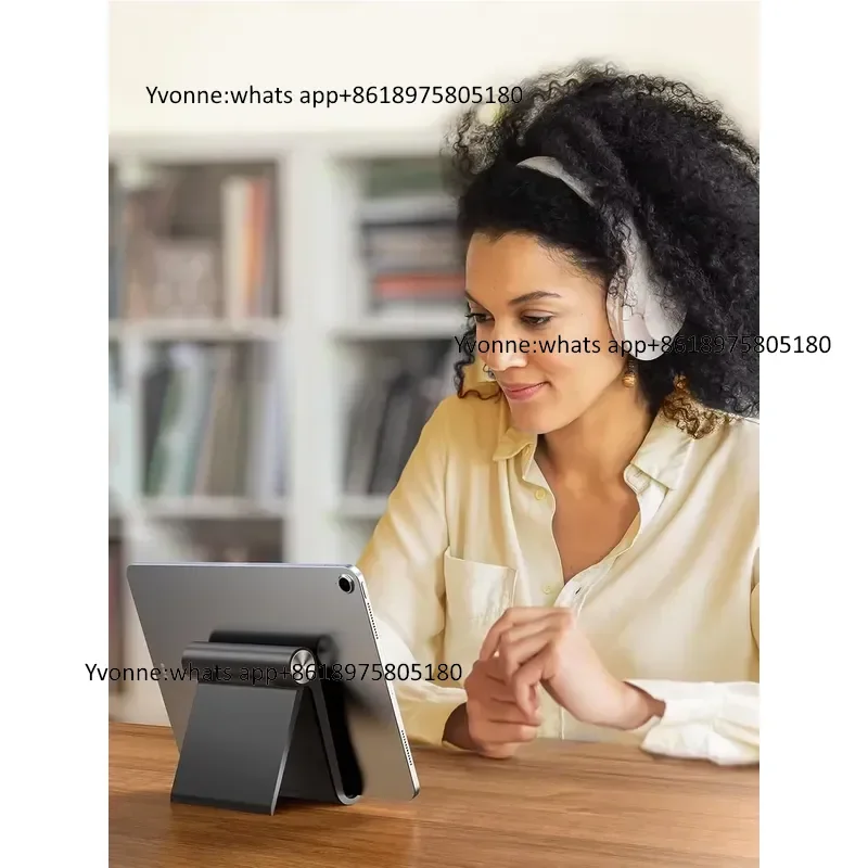 Adjustable Portable Tablet Stand Holder for iPad Pro 11/9.7/10.5 Air Mini 5/4/3/2 17/16/15/14/13/12 Black