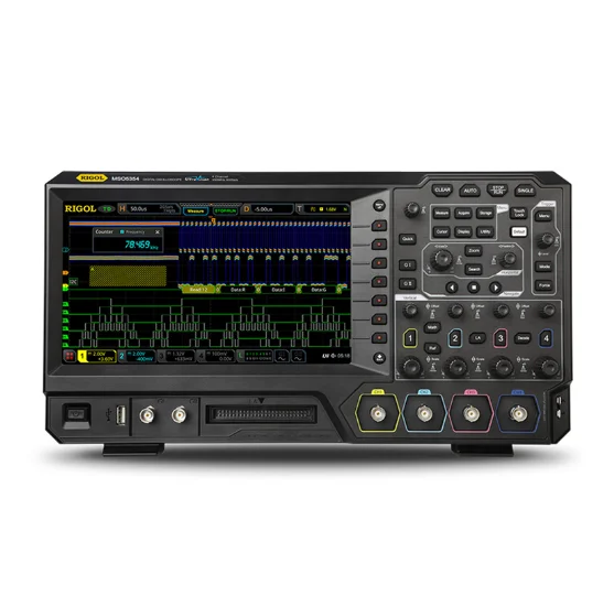 

MSO5354 series digital oscilloscope 350MHz bandwidth four-channel sampling rate 8GSa/s