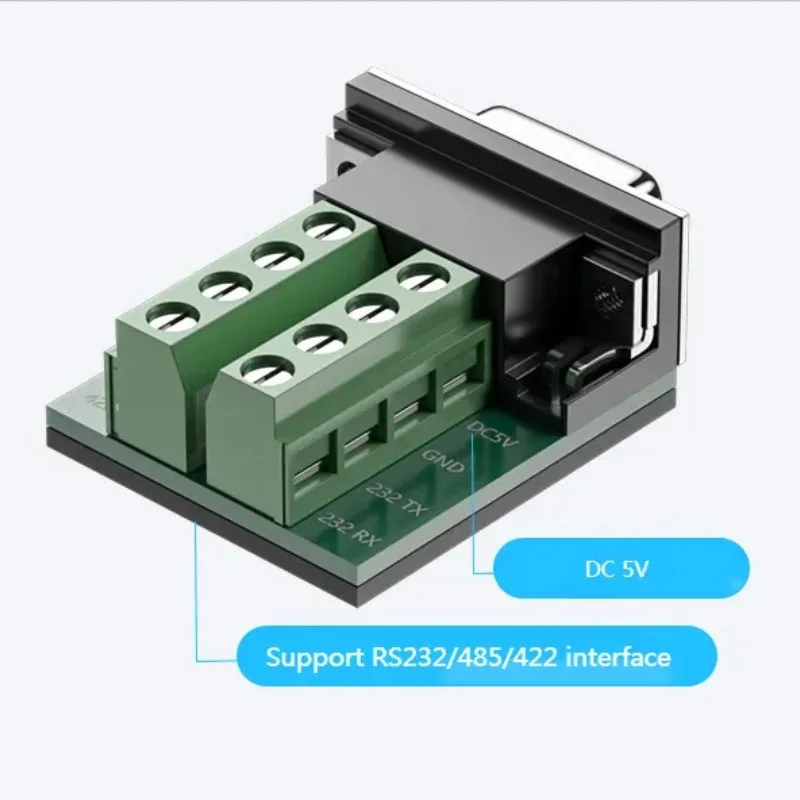 

DTECH Кабель последовательной связи RS485 — USB, 1 м USB 2.0 — последовательный (RS-232/422/485 DB-9) Кабель 9-контактный преобразовательный кабель