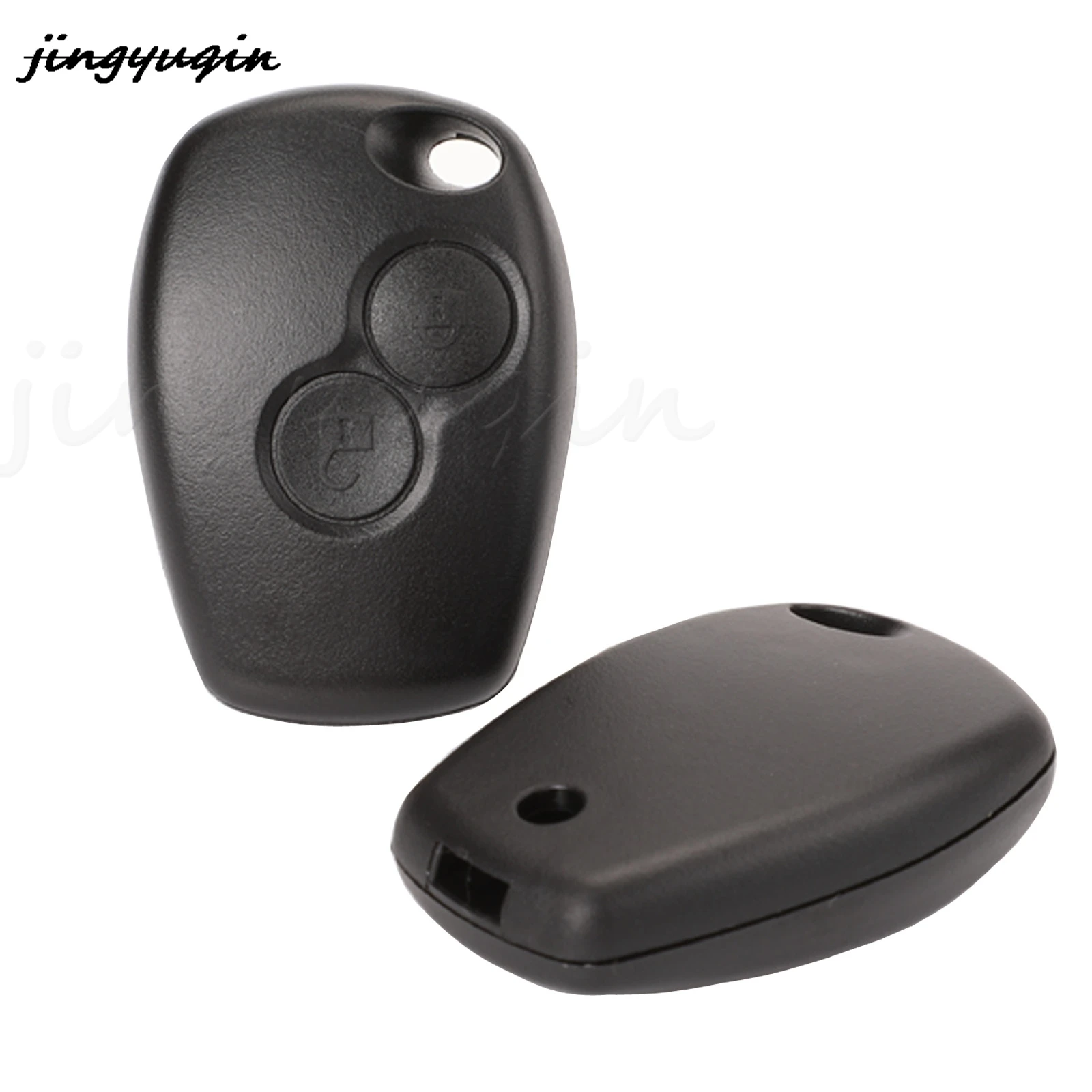 

jingyuqin 2 Buttons Remote Car Key Case For Renault Megane Modus Espace Laguna Duster Logan DACIA Sandero Fluence Without Blade