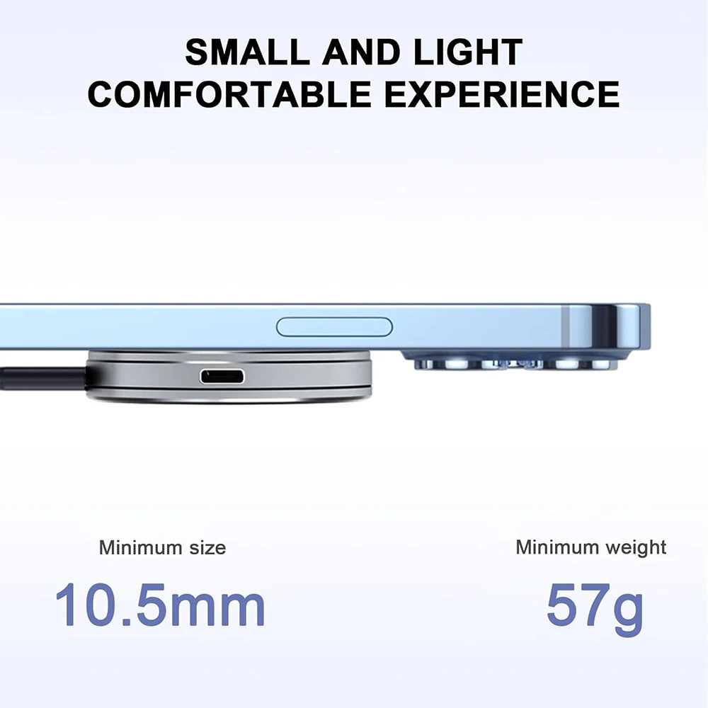 حافظة محرك الأقراص الصلبة المغناطيسي USB3.2 بسرعة 10 جيجابت في الثانية USB C NVMe M.2 2230 SSD متوافقة مع IOS Phone15/16/17Pro 4K/60 هرتز ProRes #6