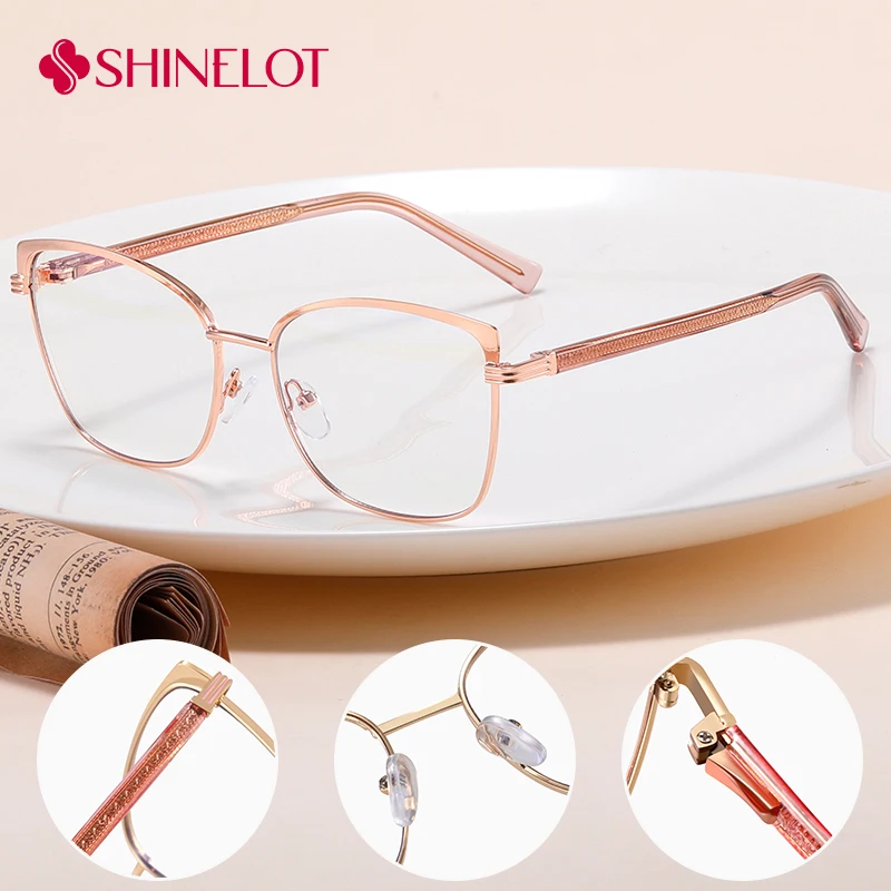 

81521 Y2K Style Cat Eye Eyeglasses Frame Female Eye Protection Glasses Full Frame Youth Style Eyewear Delicate Accessories Gift