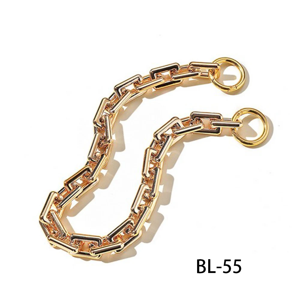 Cadena de bolso de mano de Metal galvanizado desmontable para mujer, adorno de cadena de bolso de hombro portátil antioxidante, bricolaje decorativo