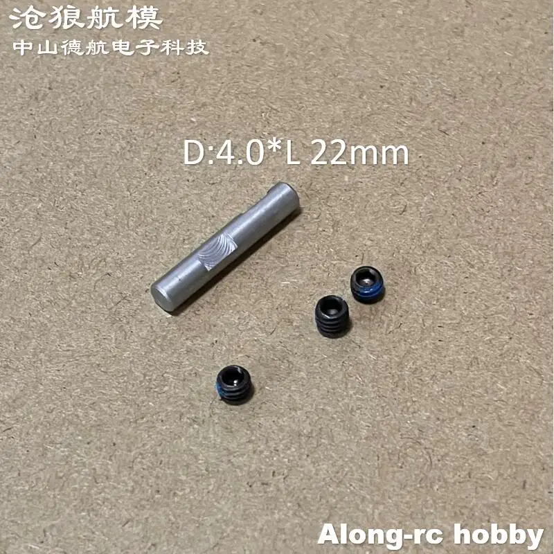 2 pièces 4*22mm arbre en acier 4mm boulon pièce d'avion RC pour Freewing F35 3Kg retire le train d'atterrissage ou les modèles de bricolage pièces de rechange d'avion