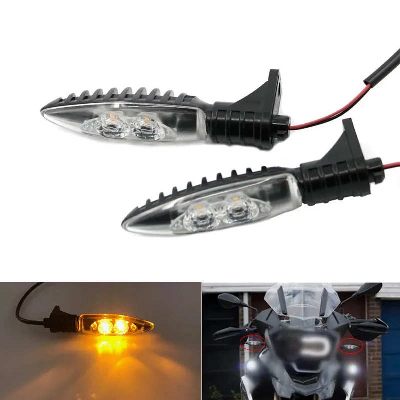 Front / Rear Turn Indicator Signal LED Lights For BMW R1200GS F800GS S1000RR F800R K1300S G450X F800ST R nine T