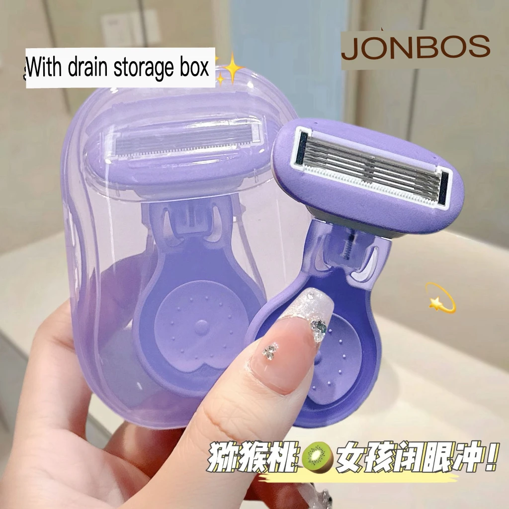 

JONBOS Skin Friendly non-inductive Shaver Full Body Hair remover Leg Hair Underarm shaver manual hair remover