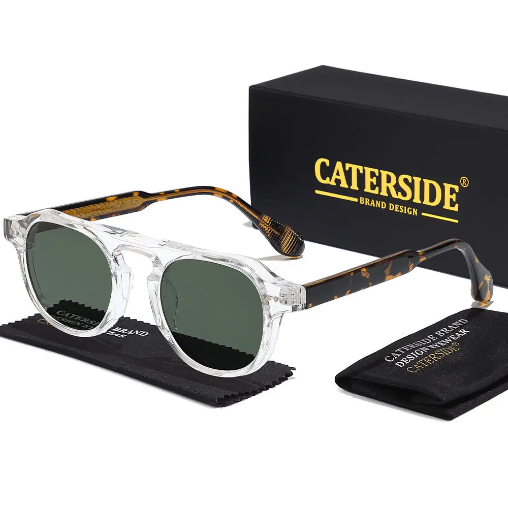 CATERSIDE New Classic Sunglasses Men Core Insert Leg Integrated Sun Glasses Women Travel Party Business Festival Gift Eyewear