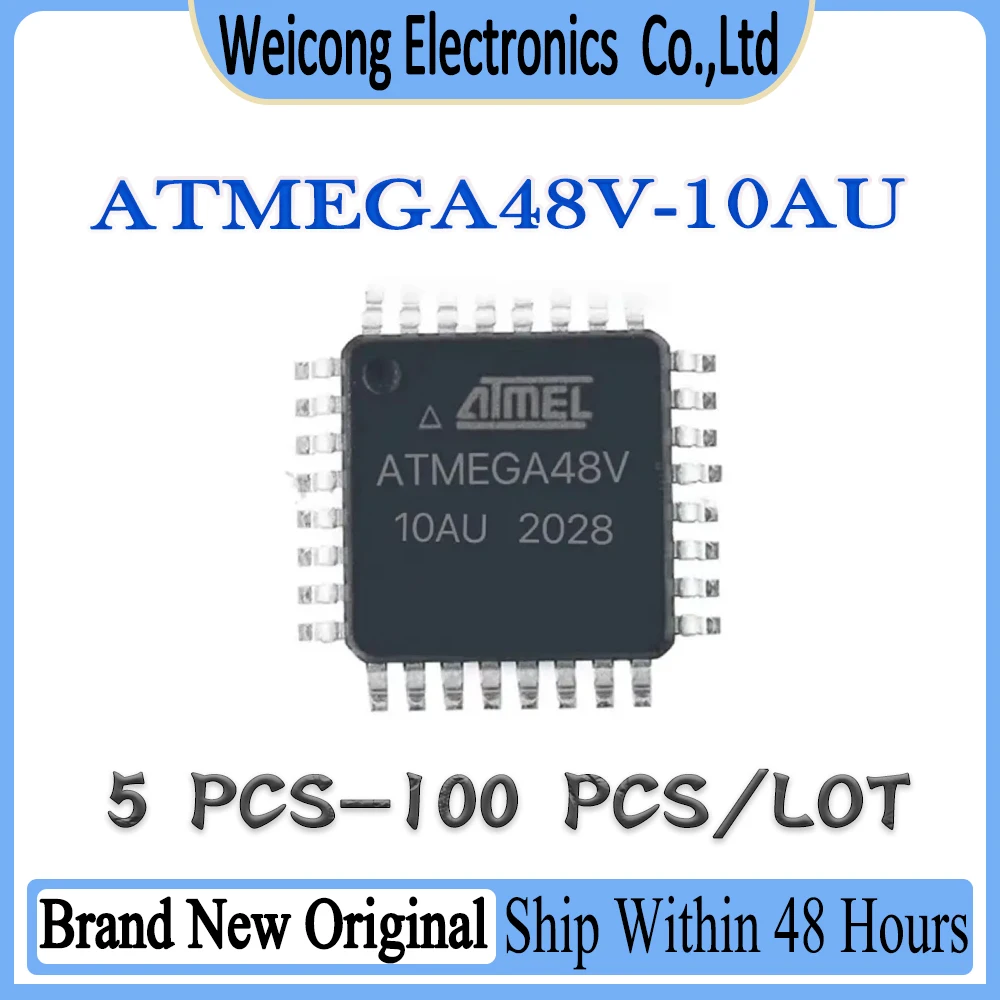 

ATMEGA48 ATMEGA48V ATMEGA48V-10A ATMEGA48V-10AU ATMEGA IC MCU Chip TQFP-32