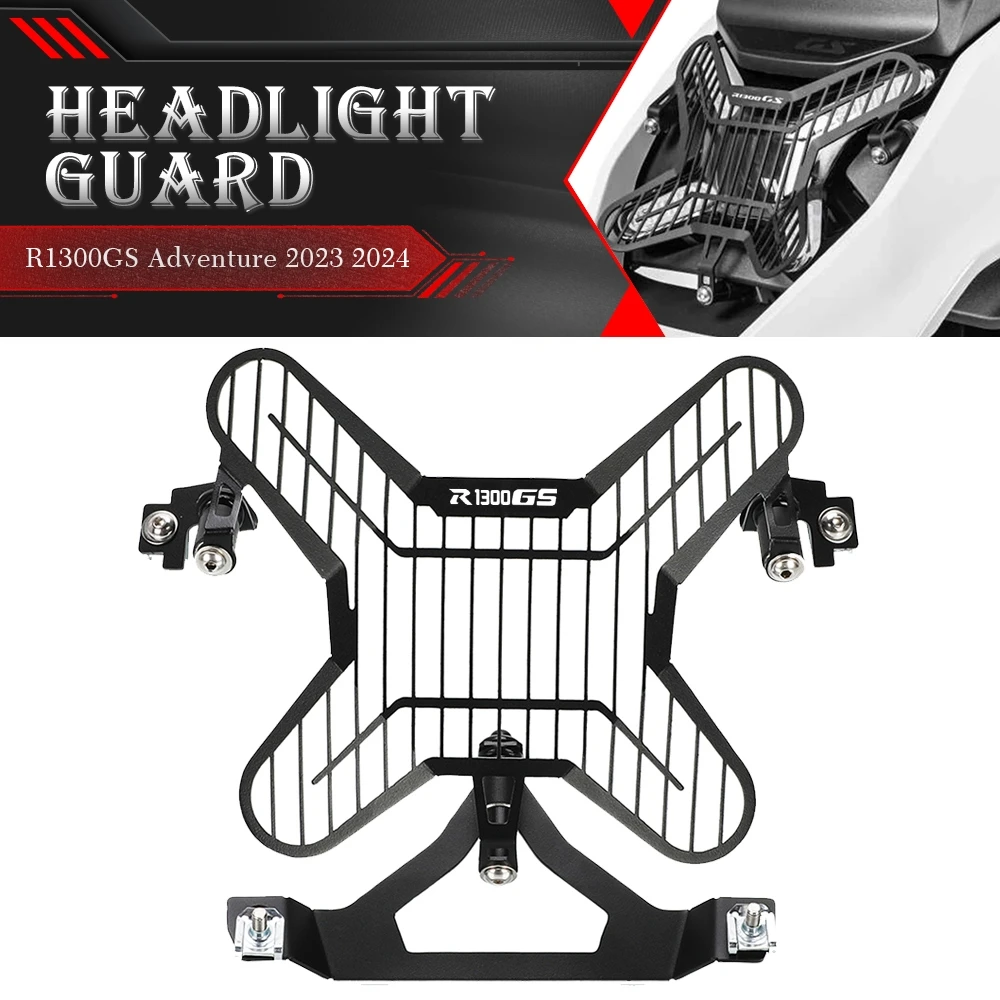 

Motorcycle Accessories Headlight Protector Grille Shield Guard Cover Grill Protection FOR BMW R1300GS Adventure 2023-2024-2025