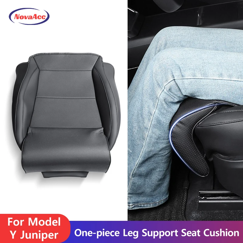 

Leg Support Seat Cushion Tesla Model Y Juniper 2025 2026 Car Seat Protective Pads Breathable Comfort Pad Car Interior Mat