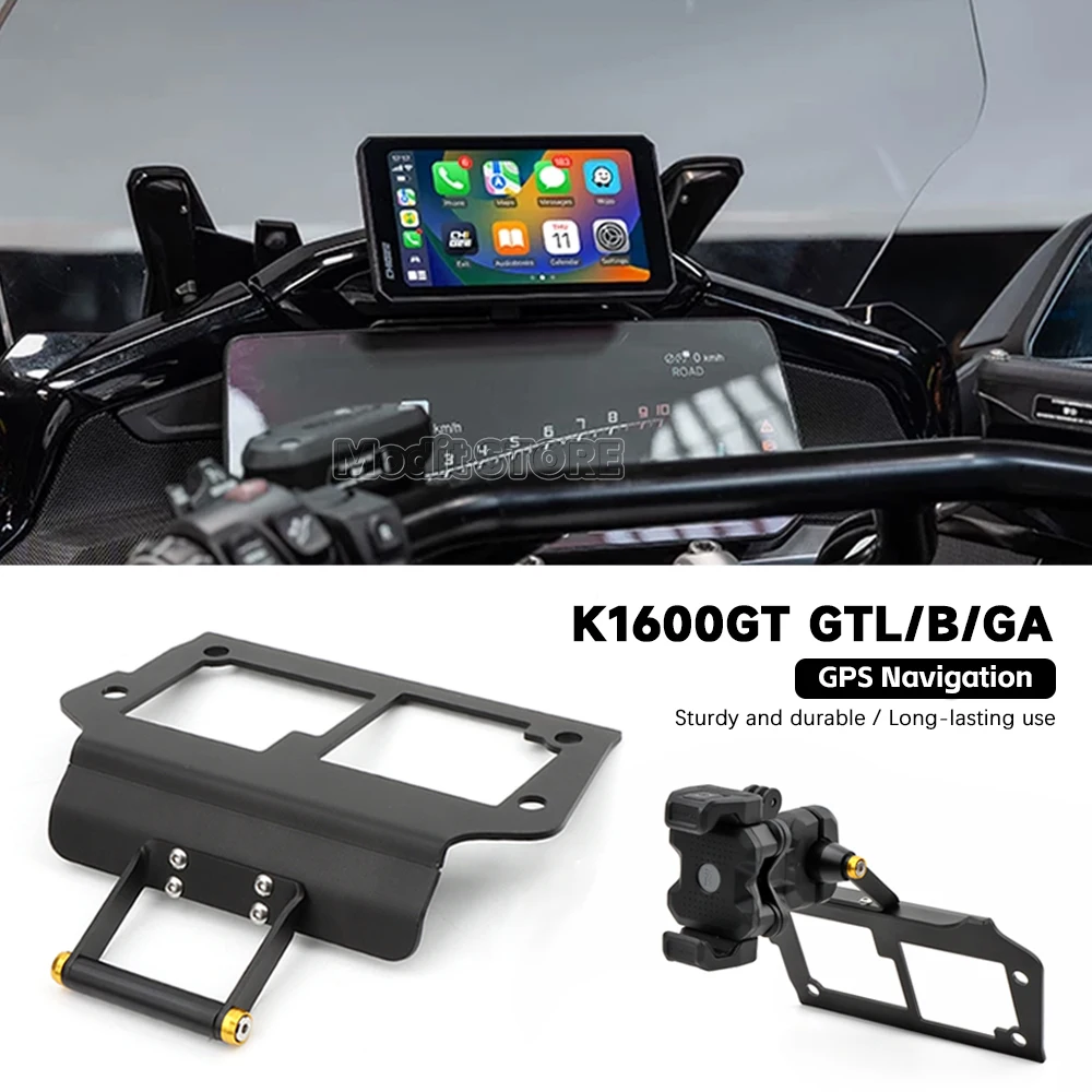 for-bmw-k1600gt-gtl-ga-k1600b-2022-2025-motorcycle-accessorie-navigation-bracket-instrument-extension-bracket-gps-holder-modifie