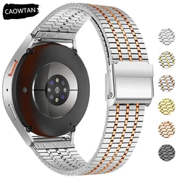 20mm 22mm Metal Strap for Samsung Galaxy Watch6 4 Classic 7 6 5 4 Stainless Steel Bracelet for Huawei Watch GT5 5Pro Watchband