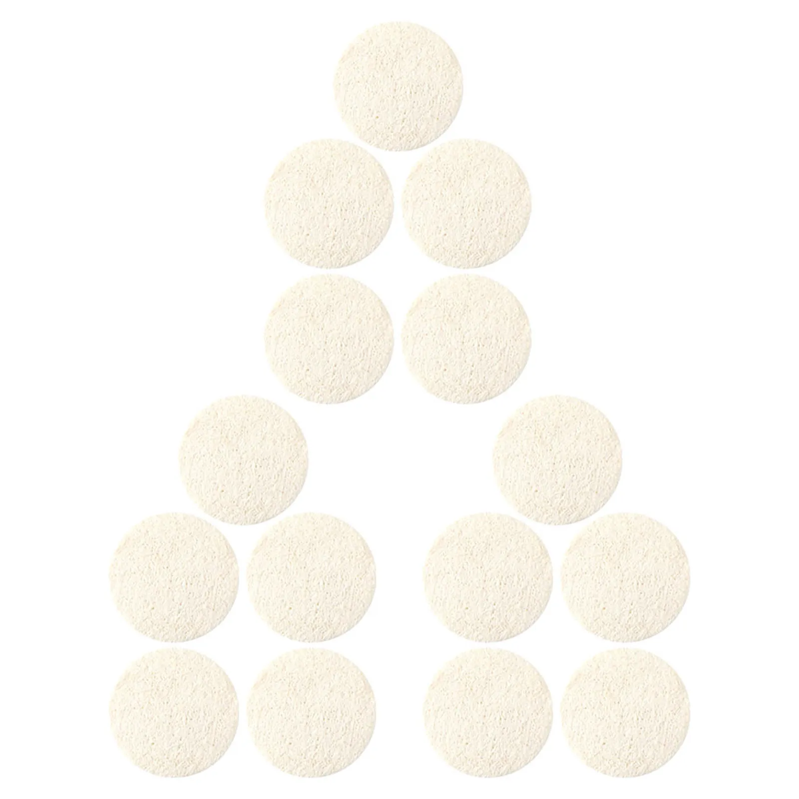 15Pcs Loofah Exfoliating Pads Gentle Facial Scrub Pads Deep Cleansing Face Loofah Exfoliator for Makeup Removal Skin Brightening