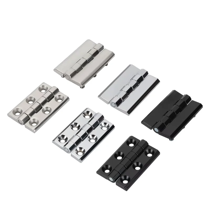 

CL226-5 Zinc Alloy Butt Industrial Heavy Cabinet Door Hinges Aluminium Box Backflap Shed Door Hinges Silver Furniture Hardware