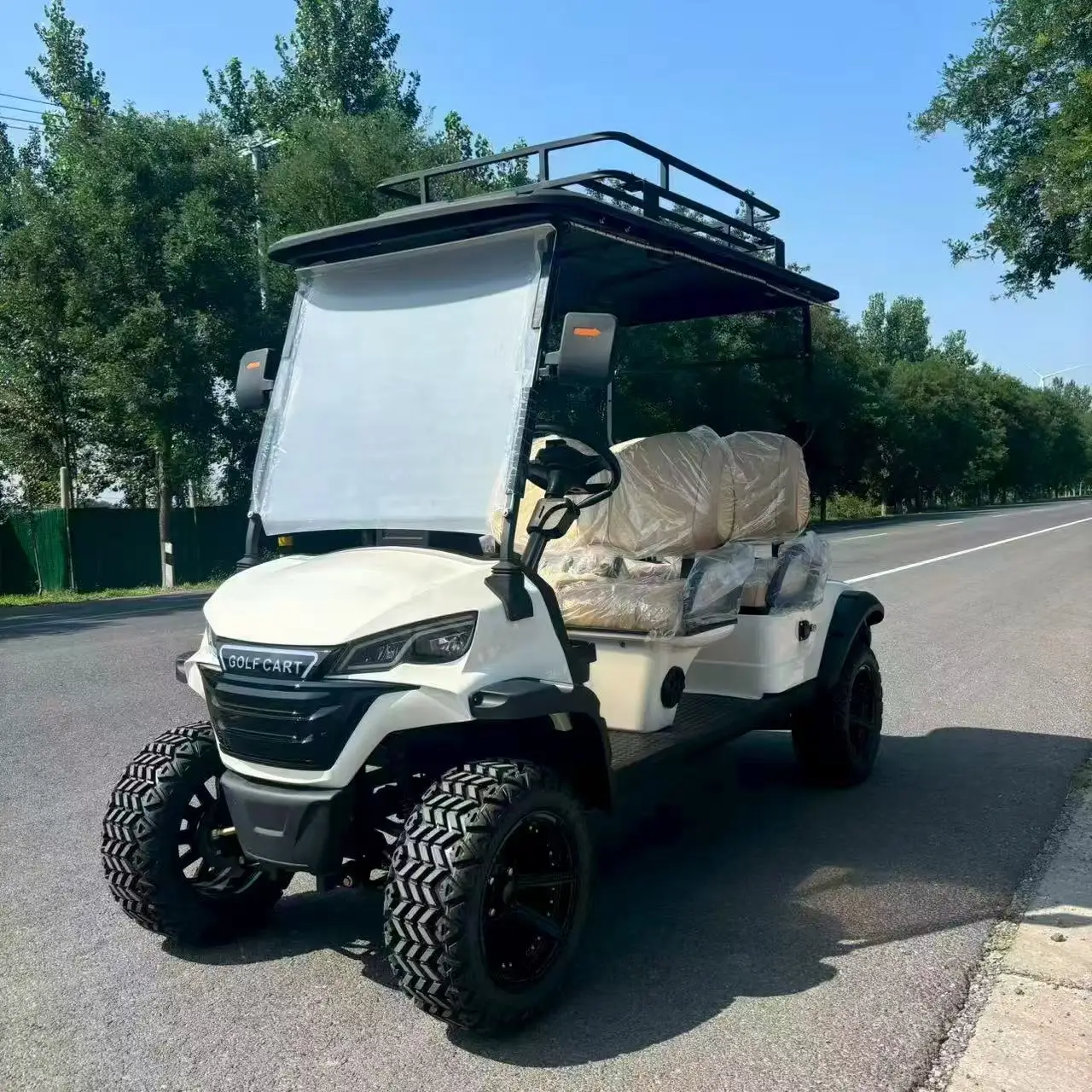 Electric Golf Car 4000W/7000W 2/4/6/8 Seat Lifted Golf Cart 48V/72V Aluminum Alloy Frame Best Sellers Most Popular New Arrival