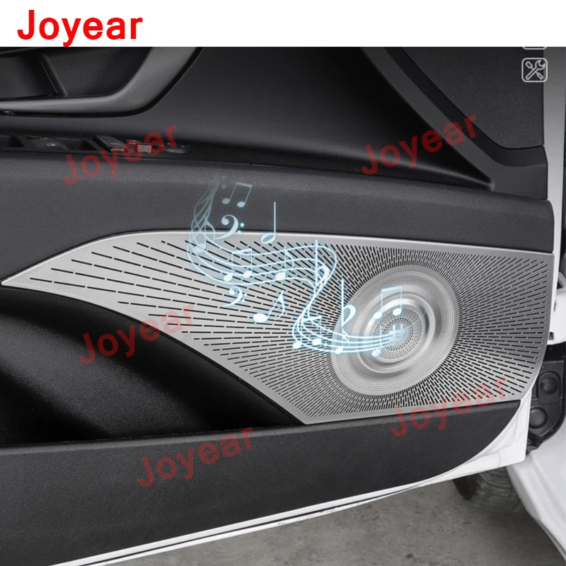 

For Hyundai Elantra CN7 2021-2023 Car Door Audio Speaker Decor Cover Loudspeaker Horn Trim Sticker Frame Accessories