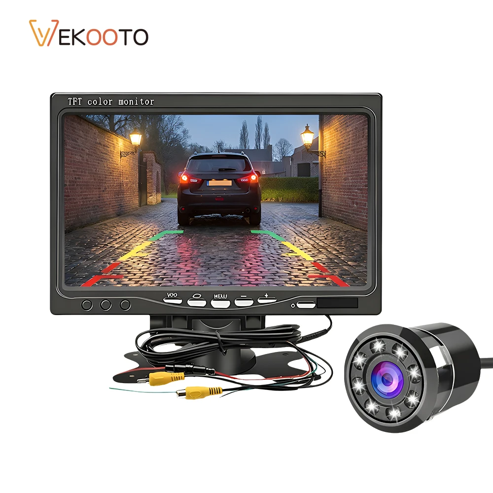 

Easy Installation 7Inch Rear View Camera Monitor Screen Reversing Camera for Car Parking Parking System Camera for Vehicle