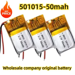 3.7V 50mAh 501015 Rechargeable Lithium Polymer Battery for MP4 Bluetooth Earphone Video Pen GPS Walkie Talkie Smart Watch 501115