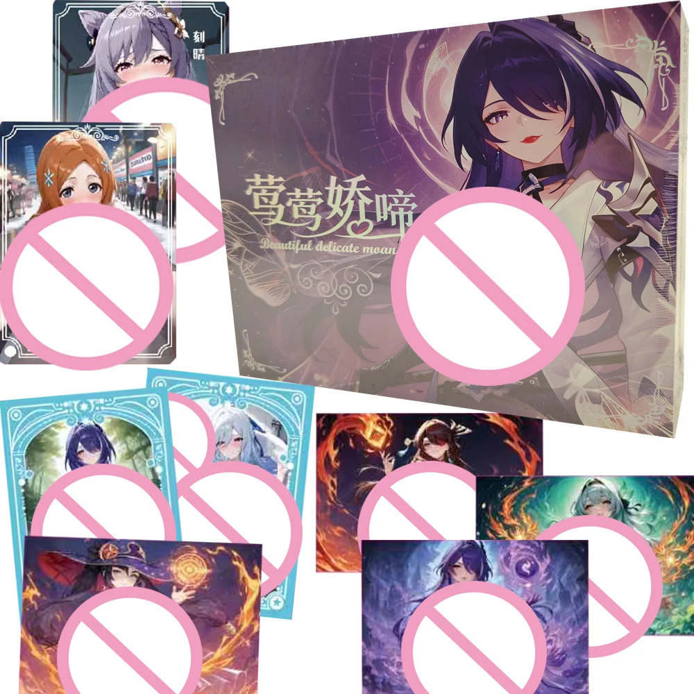 

Beautiful Delicate Anime Game Girl Collection Cards Raiden Shogun Tsunade Charm Goddess Fragrance Cards Booster Box Xmas Gifts