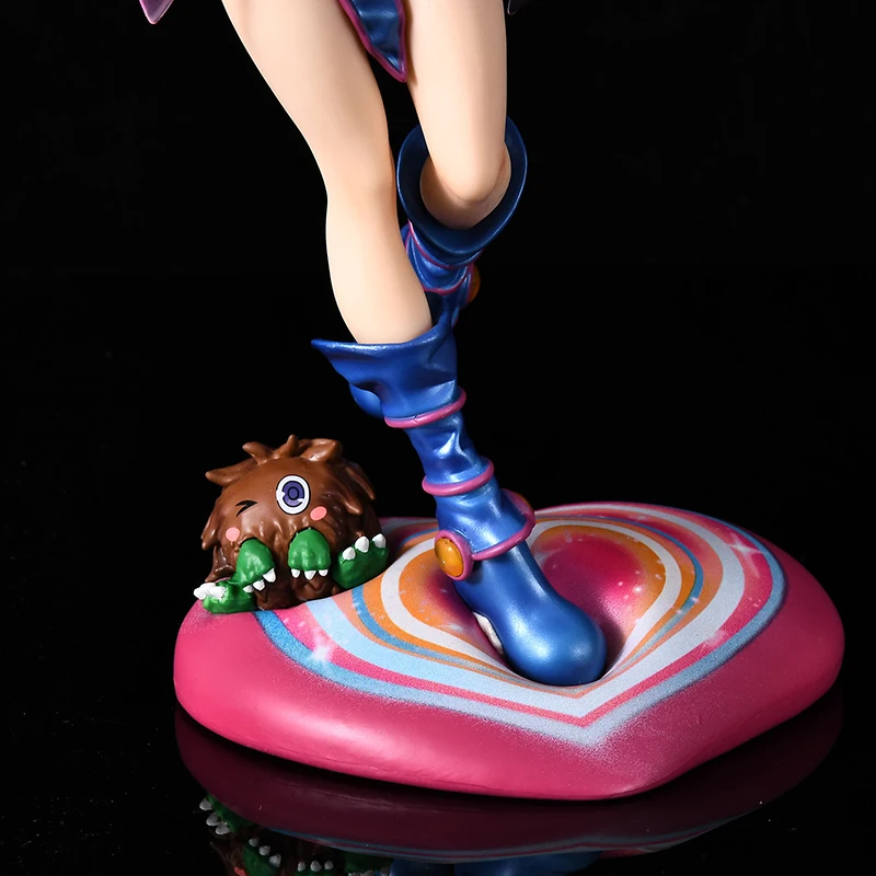 Figura de Acción de Anime Yu-Gi-Oh! Chica Maga Oscura Versión 2.0, Adorno de Escritorio, Decoración de Caja de PC, Modelo Coleccionable para Fanáticos del Juego de Anime