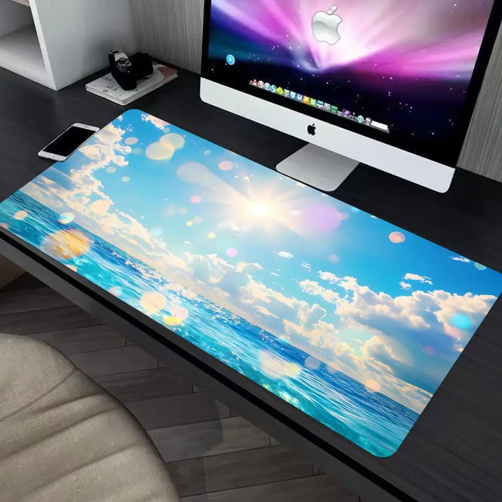

The Sound Of The Waves Mouse Pad large keyboard mouse desk pad non-slip rubber gaming mouse pad laptop mouse carpet