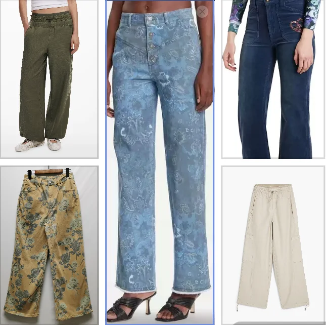 

Новые свободные, повседневные и модные карманные широкие брюки-карго для внешней торговли, оригинальный заказ из Испании.