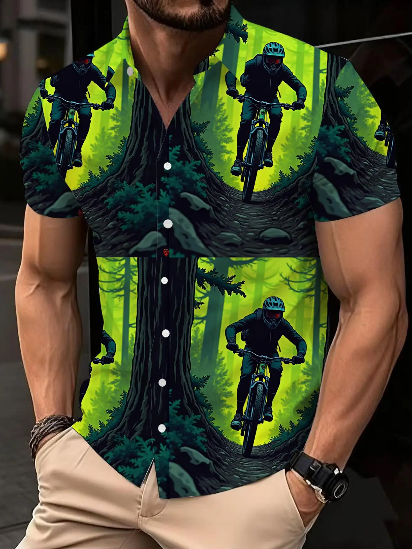 1pcs Men's shirts 2026 Summer 3D Printed Short sleeve Y2k tops Quick Dry Couple Breathable Sportswear tops football t shirt