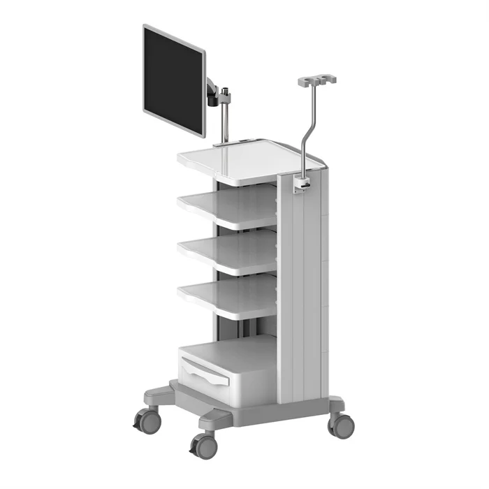 

EU-TR801 Mobile Instrument Trolley Mobile Endoscopy endoscope cart for hospital