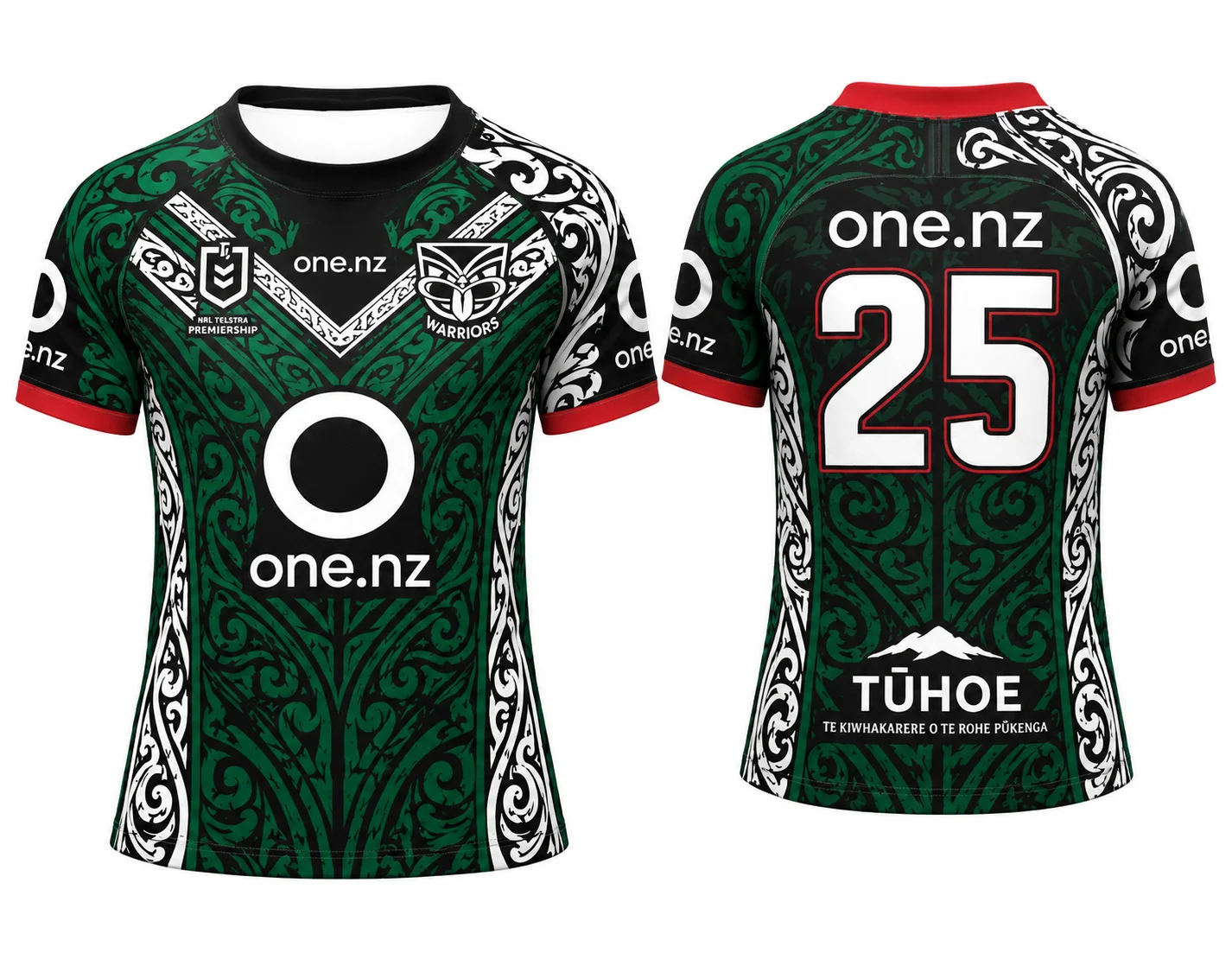 Warriors Rugby-Trikot 2025, Unisex-Mesh-Shirt mit Stammesmuster, atmungsaktives Sportoberteil mit kurzen Ärmeln für Herren und Damen, lockere Passform. – Detail 9