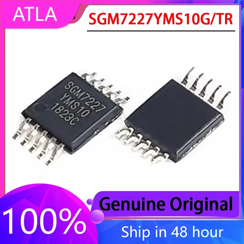 10PCS NEW Original SGM7227 SGM7227YMS10G/TR MSOP-10 Analog Signal Switch Chip in Stock
