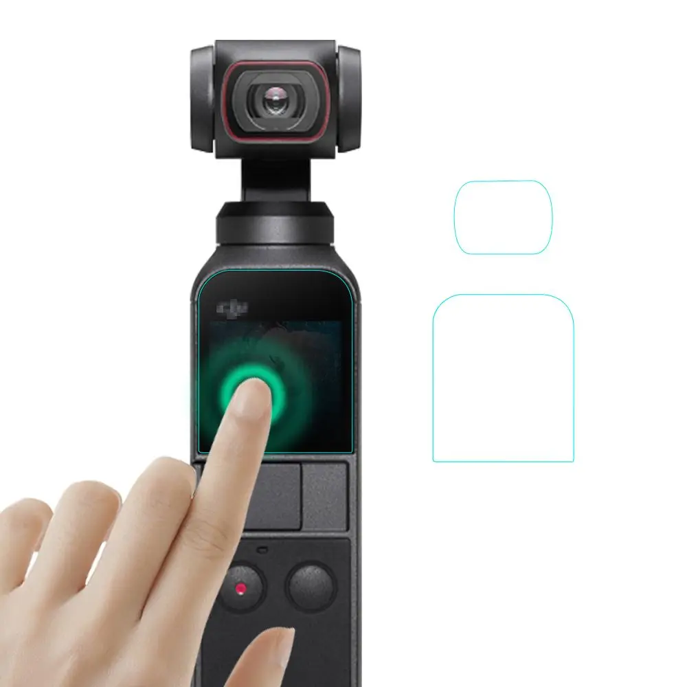 9H Tempered Glass For DJI Osmo Pocket 2 Gimbal Camera Lens Protective Glass Anti-scratch Screen Protector Accessories