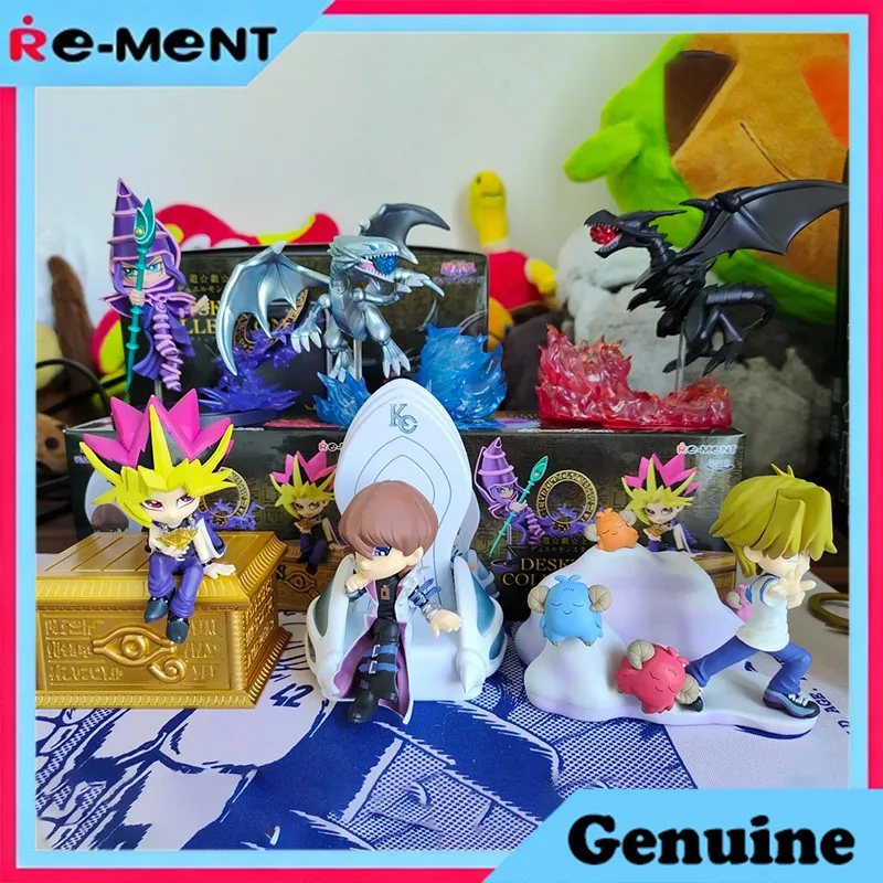 

Rement Yu-Gi-Oh DesQ Desktop Collection Mini Diorama Figure Genuine Blind Box Pen Holder Memo Stand Phone Stand Stamp Stand
