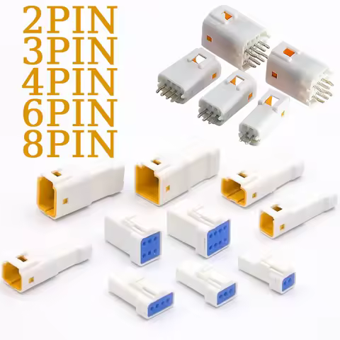 JST JWPF Type Automotive Waterproof Cable Connector 2 3 4 6 8 pin Butt Plug JWPF-VSLE-S 03R-JWPF-VSLE-S JST-02T 02R 04T 06R B04B
